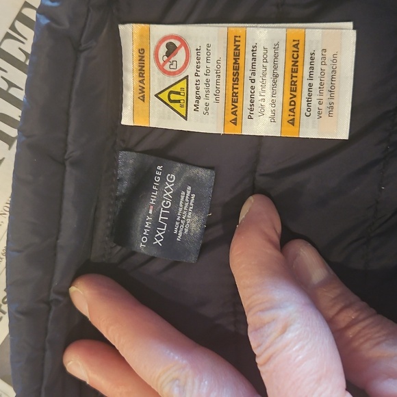 Tommy Hilfiger Dark Blue Quilted Jacket - Picture 7 of 8